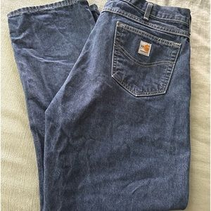 Carhartt Cat 2 Flame Resistant Jeans. Signature denim